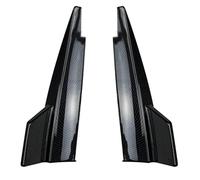 Per Mercedes Per Benz Classe CLA C117 CLA180 200 CLA45 AMG 2013-2019 Paraurti Posteriore Auto Diffusore Splitter Laterale Spoiler HBGURM(Carbon look)