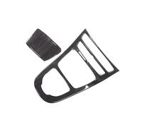 Per Mercedes Per Benz Classe E W213 2016 2017 2018 Rivestimento Decorativo Per Console Centrale Pannello Del Cambio POMPOMPUR(Black Wood Texture)