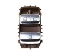 Per Mercedes Per Benz W213 Pulsantiera Alzacristalli | Chiusura di sicurezza in plastica ABS con alzata one-touch della finestra A2229050009 2229050009(Marrone)