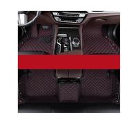 Per Mercedes Per Benz SL 2013-2023 Tappetini Auto Personalizzati Tappetini Accessori Per Auto POMPOMPUR(Black-red)