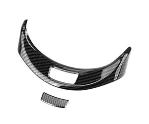 Per Mercedes Per Benz W205 LC X253 2015-2020 Center Console Bracciolo Pulsante Interruttore Trim Copertura Adesivo RESPUNEKBAH(Carbon fiber pattern)