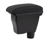 Per Mercedes Per Smart 453 Per Fortwo Per Forfour 2015 2016 2017 2018 Scatola Bracciolo Auto Parti Di Retrofit Scatola Portaoggetti Interna(A2 Black leather)