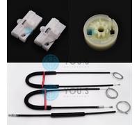 Per Mercedes Viano (W639) Set Riparazione Alzacristalli Flessibile Freno Ant. SX