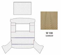 PER MERCEDES W108 280 S 280 SE HEADLINER INTERNO CON TETTO APRIBILE ADATTO CO...