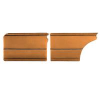 PER MERCEDES W108 280 S 280 SE PANNELLO PORTA CON FINITURE CROMATE COPPIA...