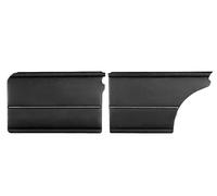 PER MERCEDES W108 280 S 280 SE PANNELLO PORTA CON FINITURE CROMATE NERO