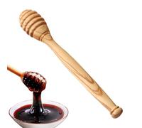 per mescolare il miele, promuove il servizio uniforme dello sciroppo, stile classico a coste, manico lungo + struttura leggera, robusto supporto in legno per accessori, per tè, caffè e