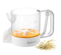 per mescolare le uova, a pressione manuale, semiautomatica, con filtro in schiuma, per cucina domestica, bar, ristorante, sala da pranzo, caffè e bevande