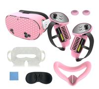 Per Meta Per Quest3S VR Cuffie Cover Silicone Set 7 Pezzi Anti Perdite