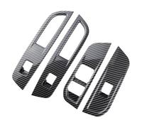 Per MG 4 MG4 EV Per Mulan 2022 2023 2024 Finestra Automobil Controllo Ascensor Interruttore Pannello Copertura Decorazione Accessor ABS Fibra Carbonio Accessori L'Interno Dell'Auto