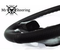 Per MG Magnette IV 61-69 Perforata Copertura Del Volante IN Pelle Doppio Punto