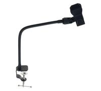 Per microfono con morsetto Supporto per microfono flessibile a 360 gradi con braccio a collo d ' oca compatibile con vari microfoni per morsetto per microfono stabile da tavolo e da palco