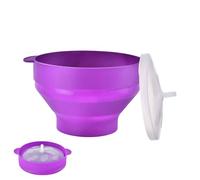 per microonde - Macchina per in silicone resistente al calore, per pieghevole | Pratica per con coperchio per in silicone, senza BPA, fa