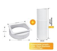 Per Midea Tubo Canalizzato Condizionatore Portatile con Connettore da 28cm a 150