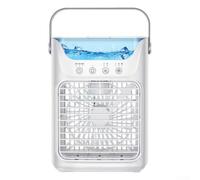 per mini Air Conditioner 700ml Tank 3-Speed Cooling per mini | 700ml water tank, 3- airflow, evaporative cooling, compact design, quiet operation