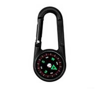 Per mini bussola esterna con termometro, attrezzatura da trekking in lega di alluminio impermeabile, ricerca di direzione di precisione per emergenze in campeggio