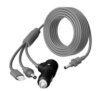 Per mini cavo di alimentazione CC, prolunga impermeabile USB C 12-20 V, spina accendisigari e CC maschio 5 m