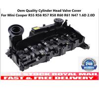 Per Mini Cooper R55 R56 R57 R58 R60 R61 N47 1.6D 2.0D Testata Valvola Cover
