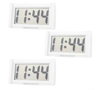per mini Digitale da per cruscotto Auto 3 Display LCD Grande Numero | PVC agli urti Supporto autoadesivo Uso su auto scrivania Flessibilità di posizionamento