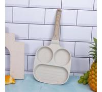 Per MINI Egg Burger Pan,Padella antiaderente per uova fritte e snack, pentole in lega di alluminio per fornelli a gas a induzione, bianco 35 x 18 cm