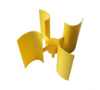 per mini Generatore Eolico Verticale 5V Scuola per mini Generatore | Kit completo pale ABS, diametro 100mm, montaggio per facile, per ideale lezioni per fisica, per fai da te