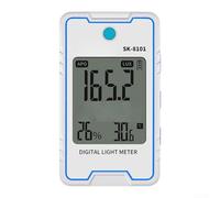 Per Mini Illuminometro per la valutazione della luce con 0.1-999900 Lux Range Flicker Detection Capability 10Hz-10kHz e rilevamento di umidità Temp (SK-8101)