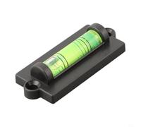 per mini Livella Bolla 59mm con Foro Nastro Adesivo per mini(Not Magnetic) | Foro nastro piatto, installazione rapida, plastica , per ideale per cornici, quadri e pareti