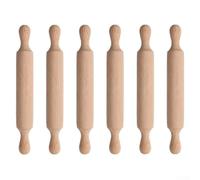 per mini Mattarelli Naturale Set da 6 14cm - Accessori Cucina per Chef e Lavoretti Creativi