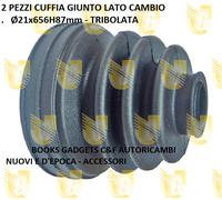 Per Mini One 1.6 16V dal 03.2002>09.2006 2pz Cuffia Giunto L/Cambio Ø21x66H8mm