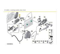 Per Mini Paceman Countryman 10-16 Anteriore Dx Serratura Chiavistello Attuatore