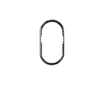Per Mini Per 1 Per Cooper S Per F55 Per F56 Per F57 Pomello Multimediale Per Auto Adesivo Decorativo Adesivi Per Modifica Degli Interni Copertura Bocchetta Condizionata Dell'auto(Black)