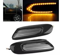 Per Mini Per Cooper F55 F57 Lente Nera LED Ripetitore Laterale Indicatore Luce