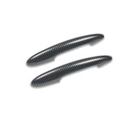 Per MINI Per Cooper S JCW F56 F57 Auto-Styling Parti Esterne Accessori 2 Pezzi In Set Copri Maniglia Per Porta Adesivo Trim Maniglia Apriporta Auto(Carbon Fiber Pattern)
