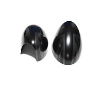 Per Mini per Cooper S per Hatchback Convertible R50 R52 R53 Copri specchietti retrovisori Black Flag Decorazione Accessori per auto Coprispecchietti laterali per auto(The black flag,Left Hand Drive)