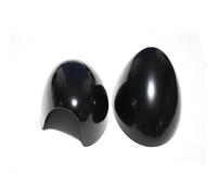 Per Mini per Cooper S per Hatchback Convertible R50 R52 R53 Copri specchietti retrovisori Black Flag Decorazione Accessori per auto Coprispecchietti laterali per auto(Nero,Right Hand Drive)