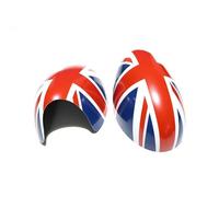 Per Mini per Cooper S per Hatchback Convertible R50 R52 R53 Copri specchietti retrovisori Black Flag Decorazione Accessori per auto Coprispecchietti laterali per auto(Union Jack,Right Hand Drive)