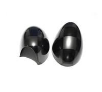 Per Mini per Cooper S per Hatchback Convertible R50 R52 R53 Copri specchietti retrovisori Black Flag Decorazione Accessori per auto Coprispecchietti laterali per auto(Black Checker,Right Hand Drive)