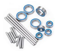 Per MINI Per E-Revo Brushless 1/16 Kit Cuscinetti In Metallo Da 8 Pezzi M2 Perni Centraggio Barra Bloccaggio Dell'albero Fissaggio Parti Aggiornamento Del Modello Auto RC Pezzi Auto Rc