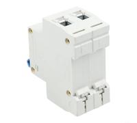 per mini per interruttore DC 250V Din Rail per mini per interruttore(20A) | Materiale PC per robusto, urti e cadute, durata prolungata, condizioni varie, bianco