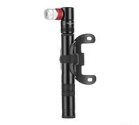 per mini pompa per bici 120 PSI in lega di alluminio a mano per pompa ad aria Pompa per bicicletta in alluminio 120 PSI Doppia valvola per p & s Supporto Pocket Bike Pump 120PSI con staffa di