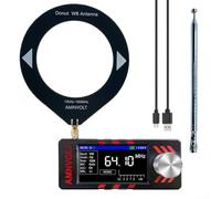 per mini SI4732 per ricevitore radio dsp, ESP32-S3 Full Band AM FM SW LSB USB, schermo IPS da 1,9 pollici con circuito Hi-Z e per sma (nero)