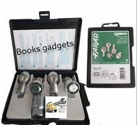 Per Mini Station dal 11.2006> Kit Bulloni Antifurto Flower Lock Farad C/Acciaio