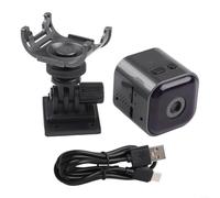 per mini Telecamera di Sicurezza 1080P Wireless Indoor CCTV con per Visione Notturna Audio bidirezionale per la Casa Pet Baby Monitor Piccolo Nero Cam