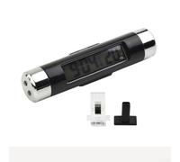 per mini Termometro Auto adesivo con e Luce per mini Termometro | Funzione 2in1, display LCD chiaro, retroilluminazione 5s, uso auto e per casa, controllo pulsante