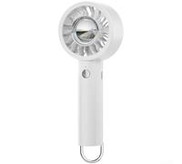 per mini Ventilatore da Mano con Diffusore Profumi Integrato Luce Notte LED 4 Marce Lunga Durata(White)