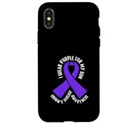 Per mio figlio - sensibilizzazione sulla malattia di Crohn Custodia per iPhone X/XS