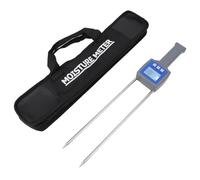 Per misuratore di umidità in legno, tester di umidità legna da ardere con sonda, display LCD retroilluminato, misurazione accurata, per mobili per la lavorazione del legno