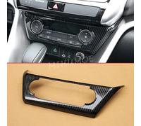 Per Mitsubishi Eclipse Cross 2018-2024 LHD cruscotto interno AC copertura interruttore aria condizionata decorazione in fibra di carbonio