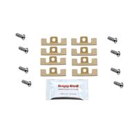 Per Mitsubishi Evo 6 7 8 9 10 Pinza Posteriore Pad Guida Acciaio Spessori Viti