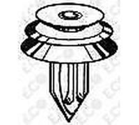 Per Mitsubishi L200 05> Kit 3 Bottone Clip Azzurro Fiss. Porta-Pannello